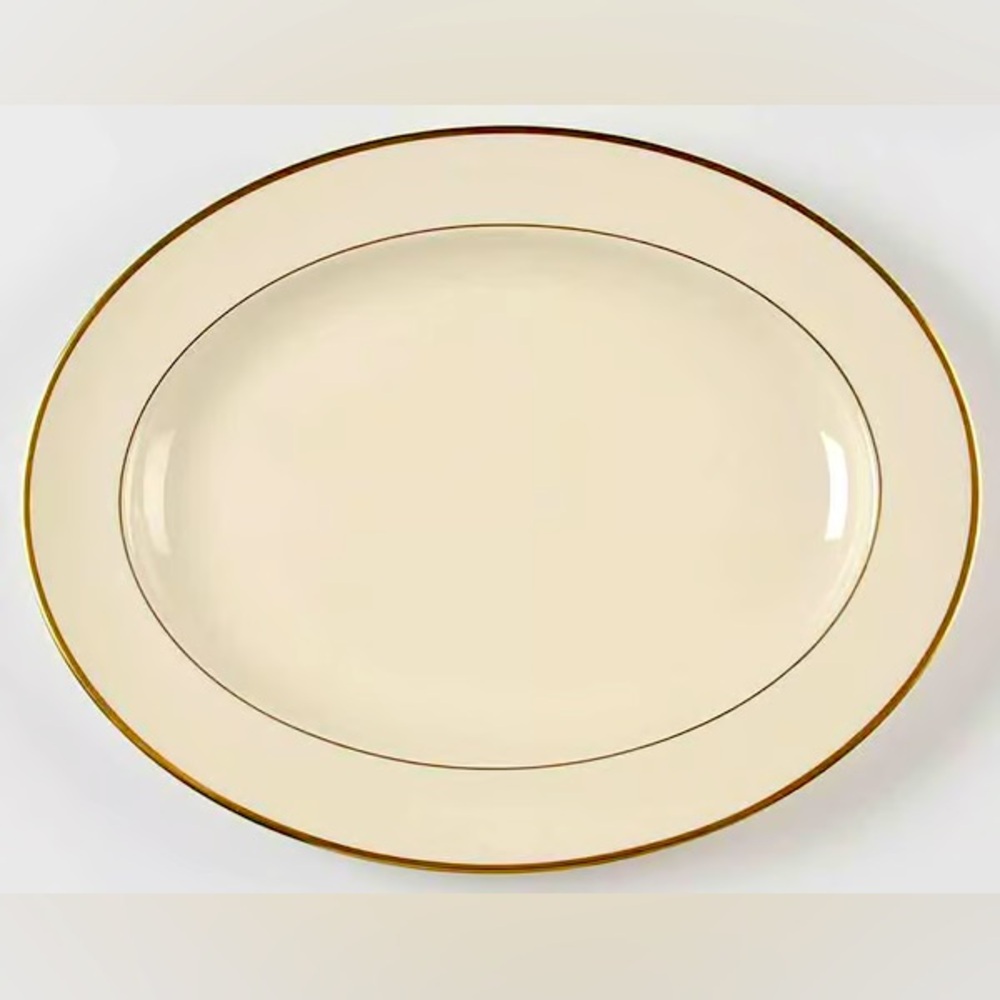 Royal Doulton “Heather” Platter Gold Rim: Romance Collection